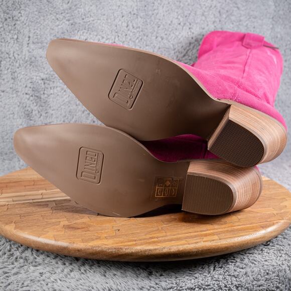 Dingo Ladies Thunder Road Fuchsia Tall Western Festival Boots Size 7 M DI597-PU6 - Picture 6 of 7